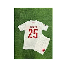 Türkiye Euro 2024 Yunus Akgün İç Saha Çocuk Forması Beyaz Çok Renkli
