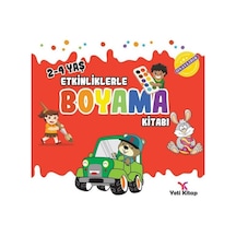 2 - 4 yaş Etkinliklerle Boyama Kitabı 1- Yeti Kitap