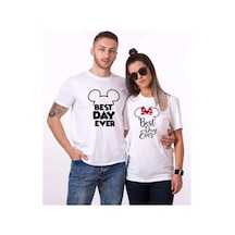 Tshirthane Best Day Ever Sevgili Kombinleri Tshirt Kombini Beyaz