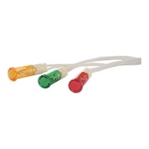 Xsl 10mm Kırımızı Sinyal Lambası 220v Ac/dc Silikon Kablolu