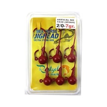 Sea Horse Jighead 2/0 7 Gr 1938 Bln Kırmızı 6 Pcs
