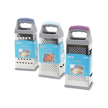 9 İnç 4gen Çelik Metal Rende Renkli Plastik Saplı Silikon Kaplama Taban Go-53-vice 01344 Çok Renkli