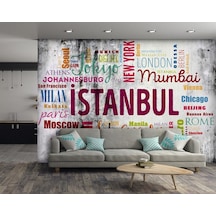 Dünya Başkent İsimleri Yazılı Duvar Kağıdı