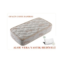 Uzunbebe 90X190 Opalin Aloevera Lüx Ortopedik Yaylı Yatak Yastık Hediyeli