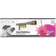 Bazooka Top Fırlatıcı Köpek Oyuncağı Yeşil 19x9,5x60 Cm