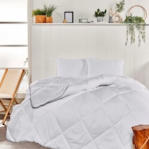 Linens Comfy Silikon Çift Kişilik Yorgan Beyaz