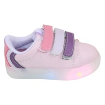 Cool Kız Kids Sneaker Esnek Rahat Kalıp Çocuk Spor Ayakkabı Tam Kalıp Ortopedik Günlük Ayakkabı Mami Pembe