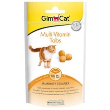 Gimcat Multi-Vitamin Tabs Kedi Ödül Tableti 40 G