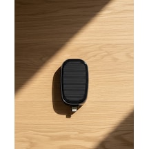Güneş Enerjili Mini Powerbank 1200mah Ultra İnce Taşınabilir - Lisinya Siyah