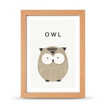 Owl Baykuş Poster Çerçeve 21x30 Cm A4 Boy