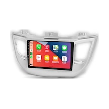 Lovion Qled Ekran Ktm4821 Hyundai Tuscon 2015 2018 4+64gb Android Qdsplay Multimedya Teyp 9"