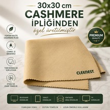 Yüksek Kaliteli Kaşmir İpliğinden Üretilmiş Temizleme Bezi, Mikrofiber Malzeme, Ekranlar, Tabletler, Araba İçi Ekranı, Bilgisayar Ve Tv Ekranları İçin 30x30 Cm