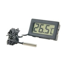 Sıcaklık Ölçer Mini Dijital Metal Prob Dijital Termometre