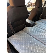 Shop-set Oto Arka Koltuk Yatak 70 130 Cm - Gri - Deri Kumaş