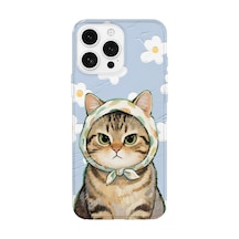 İphone 14 Pro Max Uyumlu Baskılı Şeffaf Telefon Kılıfı Koleksiyon: Kawaii Cat 7