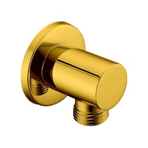 Fause Ankastre Duş Çıkış Dirseği Oval Altın KDC101-G Altın