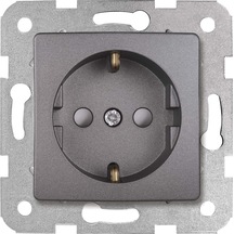 Viko Linnera Life Granit Grisi Topraklı Priz Çocuk Korumalı Çerçevesiz - 90442042