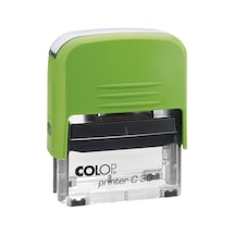 Colop Prınter C30 Yeşil Kasa Siyah Keçe - 18 x 47 MM