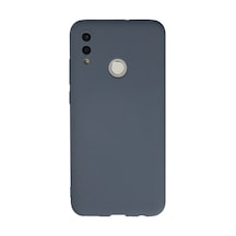 Huawei P Smart 2019 Kılıf Nano İçi Kadife Silikon - Gri İtdark34712