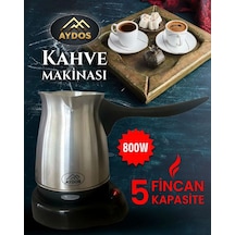 Türk Kahve Makinesi 5 Fincan Kapasteli