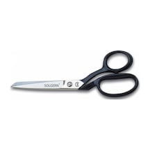 232-9 Tekstil / Yatık Regula Makası No: 9 İnç / 22,86 Cm - Nikel Kaplama, Siyah Saplı