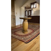 Simillo Wooden Ahşap Tekli Mantar Yan Sehpa Modern Koyu Ceviz Renkli Fiskos Kod:21594065132222047 Koyu Ceviz