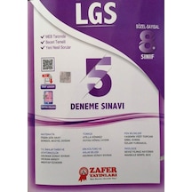 Zafer Yayınları 8.Sınıf Lgs 5'Li Deneme