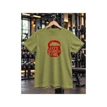 Segungear Letssnatch Erkek Regular Fit Baskılı Spor Tişört Haki - 933732517 Haki