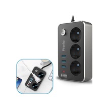 Isıya Dayanıklı Termal Akım Korumalı 2 Mt 10a 2500w 3lü Priz Ve 3 2 M