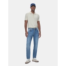 Sawyer 5 Dar Paça Orta Bel Mid Indigo Jean Pantolon Çok Renkli