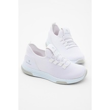 Rahat Kalıp Lastik Bağcıklı Çocuk Unisex Beyaz Spor Ayakkabı V2qnt-3 Beyaz