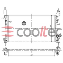 Cooltec Fıorıno 1.3Jtd 2008 Su Radyatörü 51790636. 1330.Y1