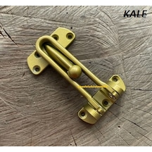 Kale Antik Sarı Çelik Kapı Emniyet Kelepçesi Kapı Emniyet Aparatı