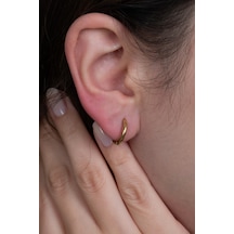 Ince Halka Unisex Erkek Çelik Küpe Çifti Yeni Model 5 Renk Mse5 Sarı