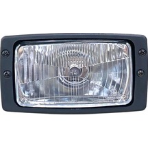 24v Far Dikdörtgen H4 Parksız Çerçeveli 182 102 Mm İş Makinası