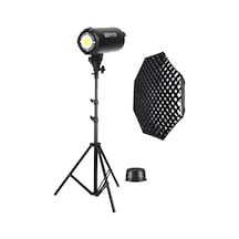 Gdx HD-200W Led Video Işığı Seti - 120 Softbox + Işık Ayağı