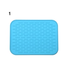 Mavi Silikon Kaymaz Tencere Masa Isı Yalıtım Mat Ped Tutucu Mutfak Aracı