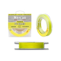 Mercan Premium Pe 4X Örgü İp 150 M Sarı Makara Misina