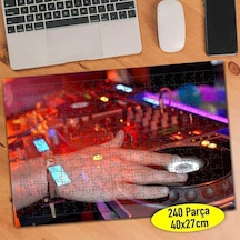 Dj Elleri Turntable Müzik 240 Parça Puzzle Yapboz-69816895
