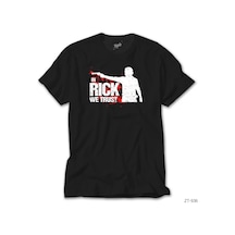 The Walking Dead Rick Trust Siyah Tişört
