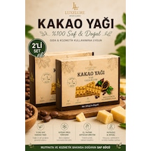 Luxelure Kakao Yağı %100 Saf Soğuk Pres 114 G X 2 Adet Gıda Ve Kozmetik Kullanımına Uygun Kare Form Diğer