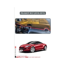 Peugeot Rcz 2010 - 2015torpido Koruma Halısı Gri Kenar