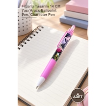 4 Adet Anime Figür Tükenmez Kalem Figürlü Tasarım 14 Cm Yazı Aracı, Ballpoint Pen, Character Pen -