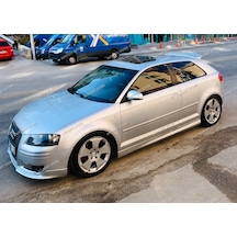 Audi A3 Yan Marşpiyel Seti Sağ-sol - A3 8p 2004-12 Uyumlu Yan Marşpiyel Takımı - Boyasız - Fiberglass