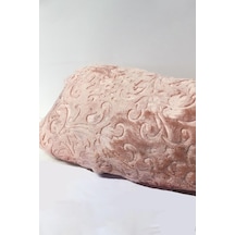 Padişah Desenli Açık Pembe Çift Kişilik Battaniye Nishev-p000077 Açık Pembe