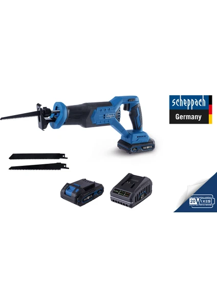 Scheppach BC-RS250-X 2x4.0AH Akülü Tilki Kuyruğu Testere - 59092694992