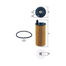Mahle-knecht-behr Ox404d Yağ Filtresi Toyota Auris 1.6 D4d 2015 Rav4 2.0 2015 Avensis 1.6 2.0 D4d T27 2015 Bmw F10 F20 F30 F32 F36 F01 E90 F22 E84 F25 F15 F16 F26 Mini R56 R59 1682279680