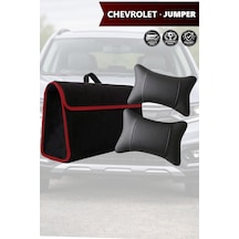 Chevrolet Jumper Uyumlu Bagaj Çantası Siyah Renk Koltuk Yastığı Lüks Model