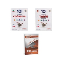 2027 Limit 10. Sınıf Etkinlikli Coğrafya + Tarih Soru + Anla Kazan Paragraf Deneme 3'lü Set