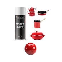 Kırmızı Çaydanlık Tava Tencere Cezve Emaye Isıya Dayanaklı 250 S